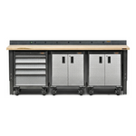Gladiator Premier 5-Piece Workbench Set-Gladiator-5-Piece-Workbench-Set-Garage Giant 