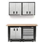 Gladiator Premier 5-Piece Garage Cabinet Set-Gladiator-5-Piece-Premier-Cabinet-Set-Garage Giant 