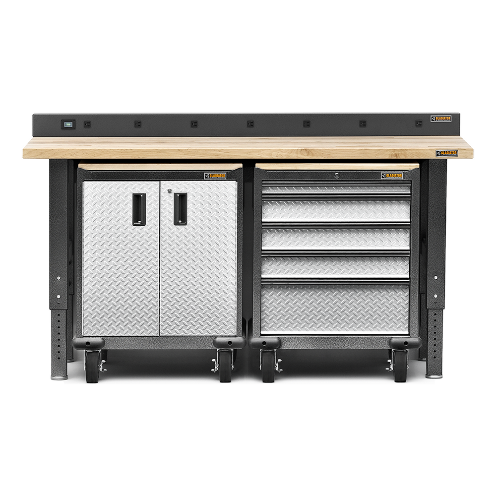 Gladiator 6-Piece Premier Workbench Set-GAW6PCWOKBNCH-Garage Giant