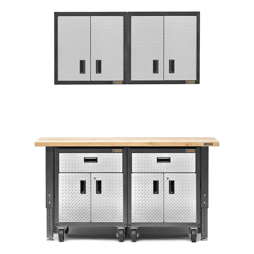 Gladiator 7-Piece RTA Garage Cabinet Set-Gladiator-7-Piece-Garage-Cabinet-Set-Garage Giant