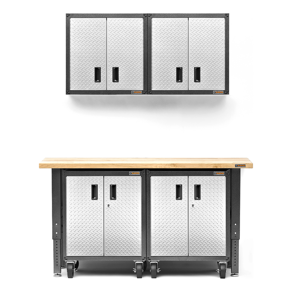 Gladiator 7-Piece RTA Garage Cabinet Set-Gladiator-7-Piece-RTA-Cabinet-Set-Garage Giant