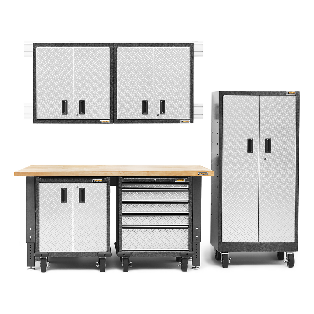 Gladiator Premier 8-Piece Garage Cabinet Set-GAW8PCSET-Garage Giant