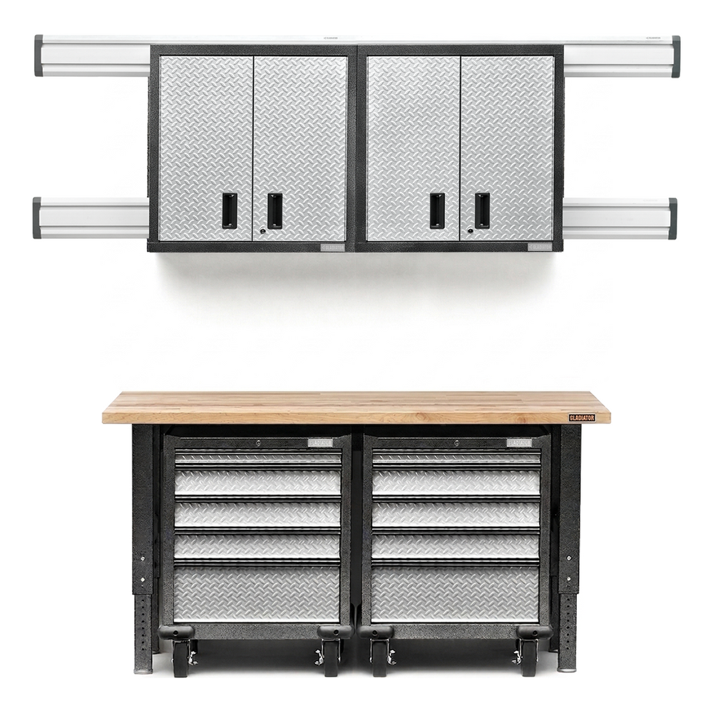 Gladiator Premier 8-Piece Garage Cabinet Set-Gladiator-8-Piece-Garage-Storage-Set-Garage Giant