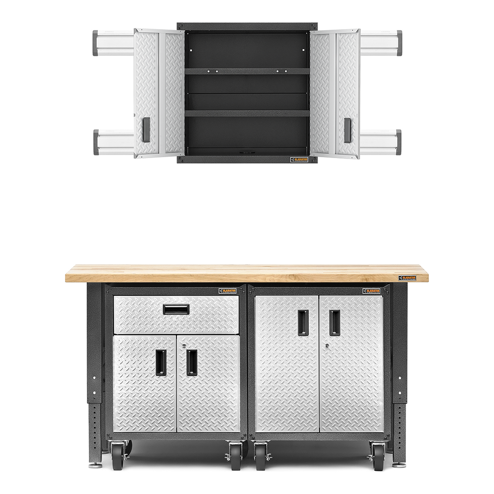 Gladiator Ready-to-Assemble 8 Piece Cabinet Suite-GGW10009-Garage Giant