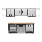 Gladiator Premier 14-Piece Garage Cabinet Set-Gladiator-14-Piece-Grey-Cabinet-Set-Garage Giant 