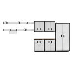 Gladiator 14-Piece RTA Garage Cabinet Set-GAPK24A5FG-Garage Giant 