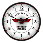 Collectable Sign and Clock Holman Moody Backlit Wall Clock-HM1002240-Garage Giant 