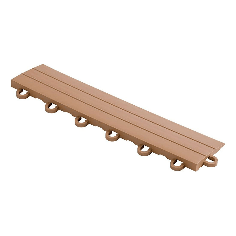 Swisstrax Chocolate Brown Home Series Looped Edge Piece (10 Pack)-HOME-DMD-CB-10LP-Garage Giant