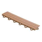 Swisstrax Chocolate Brown Home Series Looped Edge Piece (10 Pack)-HOME-DMD-CB-10LP-Garage Giant 
