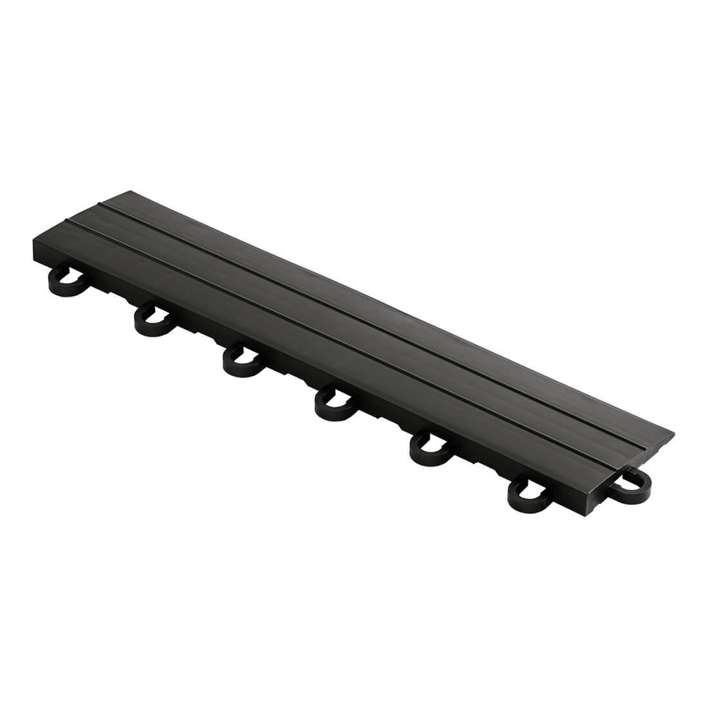 Speedway Tile Black Garage Floor Tile Ramp - Looped (10 Pack)-SPEED-LOP-JB-10-Garage Giant