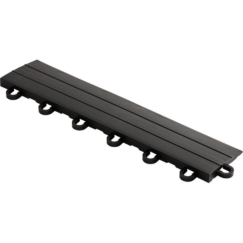 Swisstrax Jet Black Home Series Looped Edge Piece (10 Pack)-HOME-DMD-JB-10LP-Garage Giant