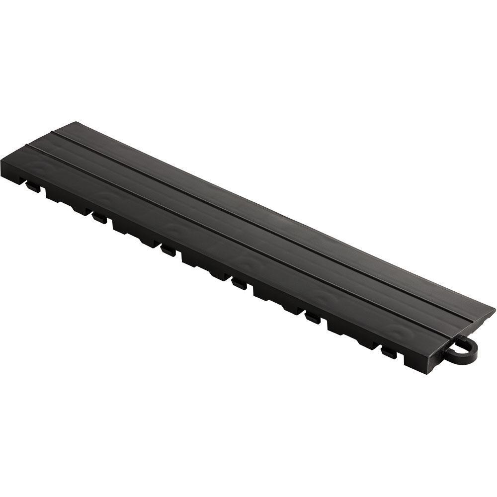 Swisstrax Jet Black Home Series Pegged Edge Piece (10 Pack)-HOME-DMD-JB-10PG-Garage Giant