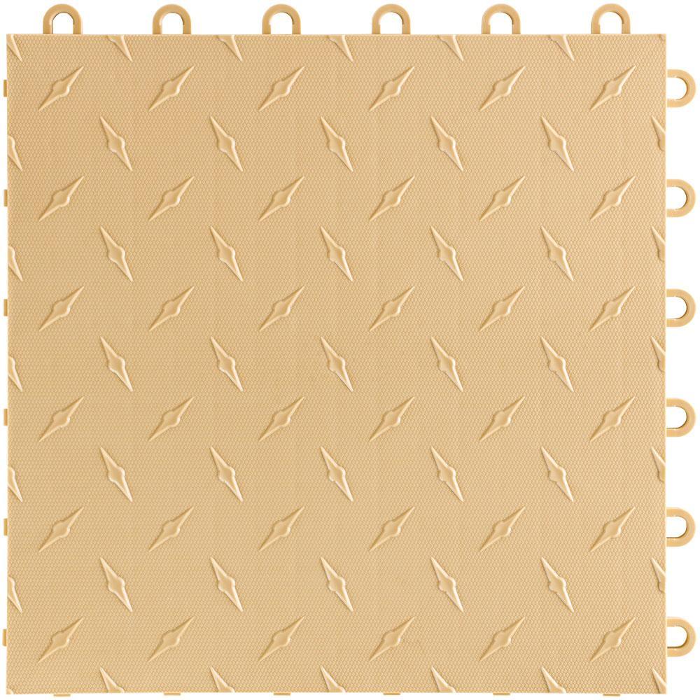 Swisstrax Mocha Java Diamondtrax Home Garage Floor Tile (10 Pack)-HOME-DMD-MJ-10PK-Garage Giant