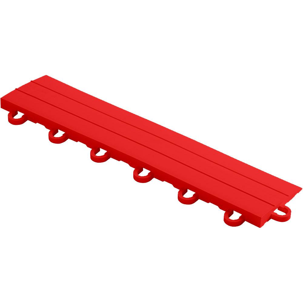 Swisstrax Racing Red Home Series Looped Edge Piece (10 Pack)-HOME-DMD-RR-10LP-Garage Giant