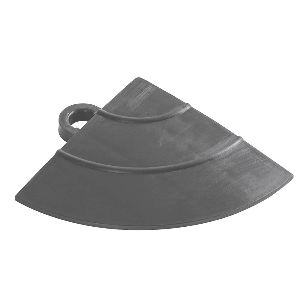Swisstrax Slate Grey Home Series Corner Piece (4 Pack)-HOME-DMD-SG-4CNR-Garage Giant