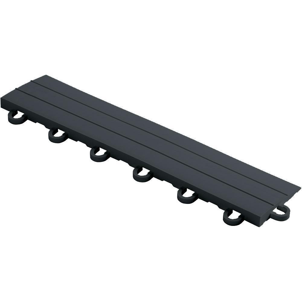 Swisstrax Slate Grey Home Series Looped Edge Piece (10 Pack)-HOME-DMD-SG-10LP-Garage Giant