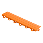 Speedway Tile Orange Garage Floor Tile Ramp - Looped (10 Pack)-SPEED-LOP-TO-10-Garage Giant 