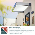 Palram-Canopia Sophia XL 5000 15' x 5' Awning - Gray/Mist-HG9535-Garage Giant 