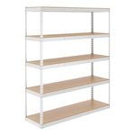 SafeRacks 18" x 60" x 72" Garage Shelving (White)-LDGS-601872-5TW-Garage Giant 