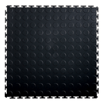 Lock-Tile 7mm Black PVC Coin Tile (10 Pack)-LK001-10-Garage Giant 
