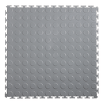 Lock-Tile 7mm Light Grey PVC Coin Tile (50 Pack)-LK002L-50-Garage Giant 