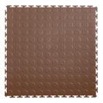 Lock-Tile 7mm Brown PVC Coin Tile (30 Pack)-LK004-30-Garage Giant 