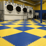 Lock-Tile 7mm Blue PVC Coin Tile (30 Pack)-LK008-30-Garage Giant 