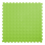 Lock-Tile 7mm Neon Green PVC Coin Tile (50 Pack)-LK013-50-Garage Giant 