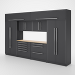 Proslat LUX Cabinets - 13 ft set - TOOL - Overheads-LUXSET130531-Garage Giant 