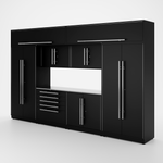 Proslat LUX Cabinets - 13 ft set - MAX - Overheads-LUXSET130631-Garage Giant 