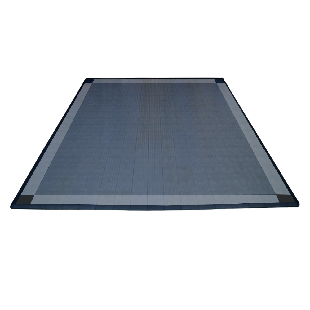 Swisstrax Double Car Garage Floor Mat In Diamondtrax Home Tiles (4 Corners - Grey, Silver, Black)-MAT-DTHL-4CNR400-Garage Giant