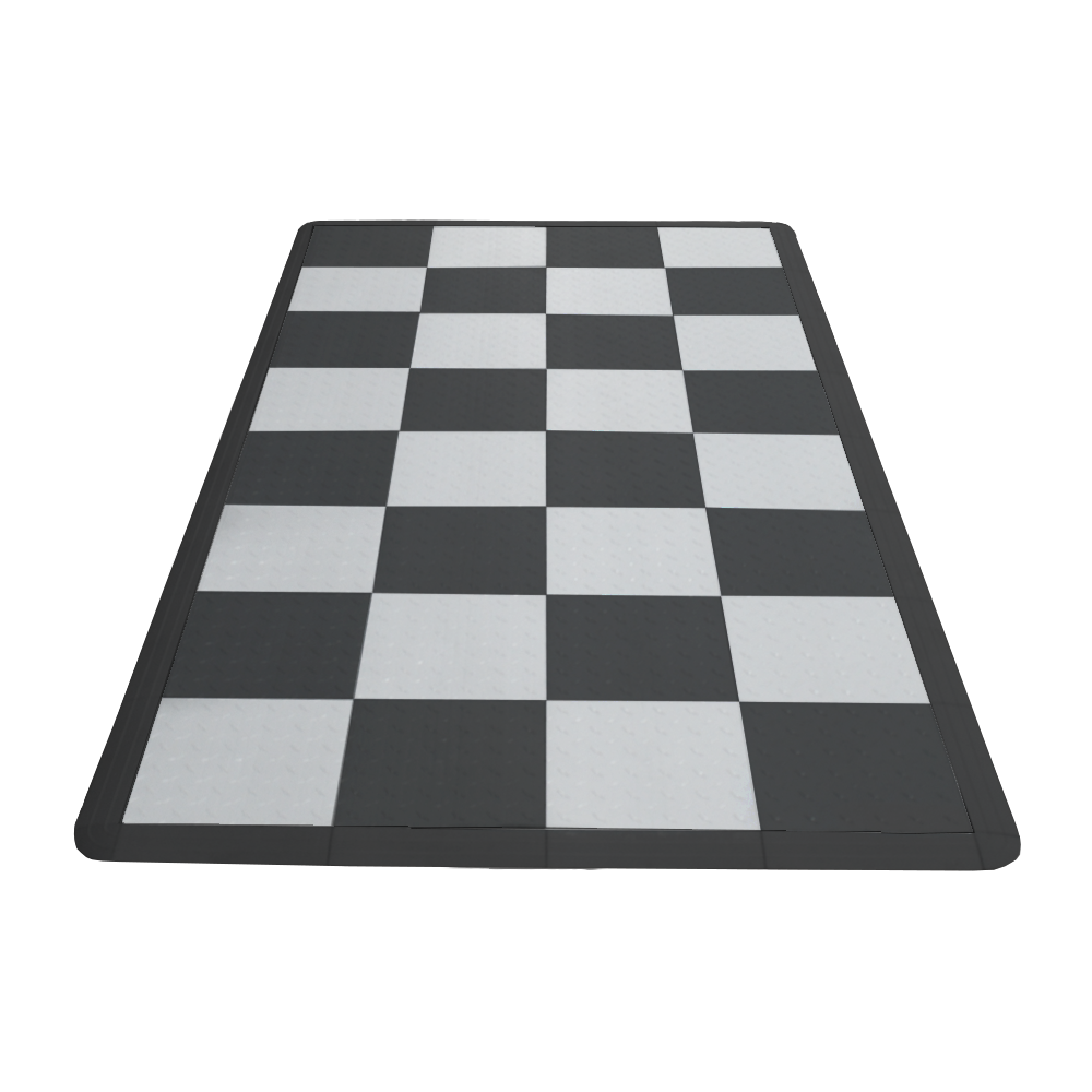 Swisstrax Motorcycle Swisstrax Motorcycle (Checkered - Black, White)-MAT-DTHS-CHKR600-Garage Giant
