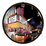 Collectable Sign and Clock Esquire Theatre Backlit Wall Clock-MGL1209401-Garage Giant 