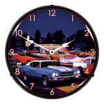 Collectable Sign and Clock Fast Freds Backlit Wall Clock-MGL1209402-Garage Giant 