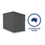 Absco Durango  5' x 10' Metal Bike Shed - Monument 