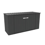 Absco Utility 7.5' x 2.5' Garbage Can Metal Storage Shed - Monument 