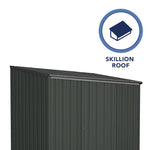 Absco EZI Slider 7' x 5' Metal Storage Shed - Monument 