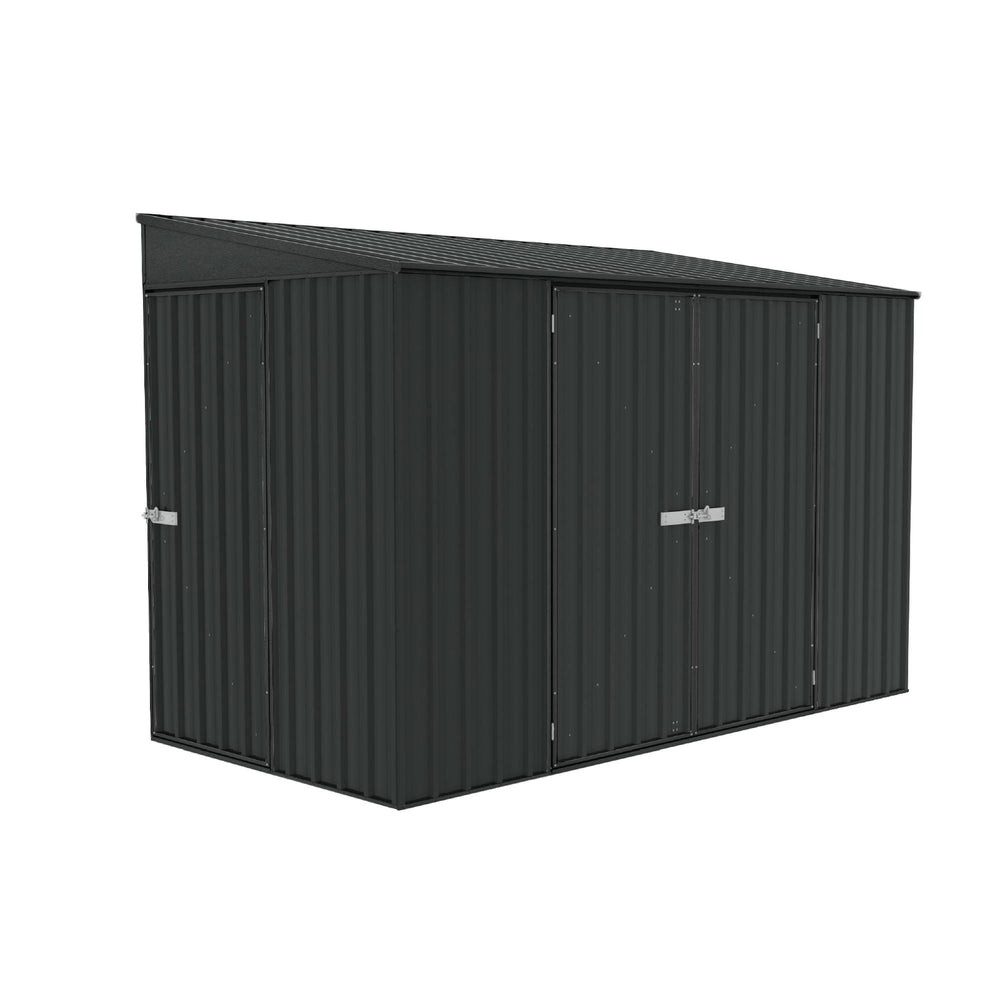 Absco Durango 10' x 5' Metal Bike Shed - Monument