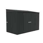 Absco Durango 10' x 5' Metal Bike Shed - Monument 