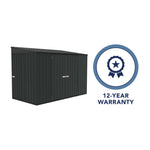 Absco Durango 10' x 5' Metal Bike Shed - Monument 
