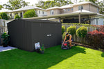 Absco Premier 10' x 10' Metal Storage Shed - Monument 
