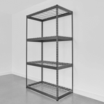MonsterRAX 24" x 48" x 84" Heavy-Duty Garage Rack Shelving (Hammertone)-MR-2x4x7-H4L-Garage Giant 