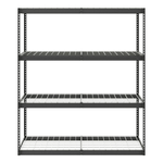 MonsterRAX 24" x 72" x 84" Heavy-Duty Garage Rack Shelving (Hammertone)-MR-2x6x7BLT-H4L-Garage Giant 
