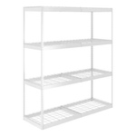 MonsterRAX 24" x 72" x 84" Heavy-Duty Garage Rack Shelving (White)-MR-2x6x7BLT-W4L-Garage Giant 