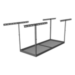MonsterRAX 3' x 6' Overhead Storage Rack with 24-45-Inch Drop (Hammertone)-MR-3x6-H-Pack-24-Garage Giant 