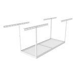 MonsterRAX 3' x 6' Overhead Storage Rack with 24-45-Inch Drop (White)-MR-3x6-W-Pack-24-Garage Giant 