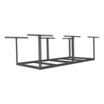 MonsterRAX 4' x 8' Overhead Storage Rack Frame Kit with 12-24-Inch Drop (Hammertone)-MR-4X8WD-H-Pack-12-Garage Giant 