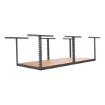 MonsterRAX 4' x 8' Overhead Storage Rack Frame Kit with 12-24-Inch Drop (Hammertone)-MR-4X8WD-H-Pack-12-Garage Giant 
