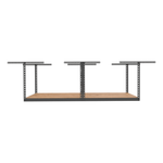 MonsterRAX 4' x 8' Overhead Storage Rack Frame Kit with 12-24-Inch Drop (Hammertone)-MR-4X8WD-H-Pack-12-Garage Giant 