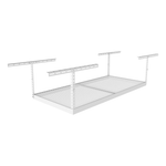 MonsterRAX 4' x 6' Overhead Storage Rack with 12-24-Inch Drop (White)-MR-4x6-W-Pack-12-Garage Giant 